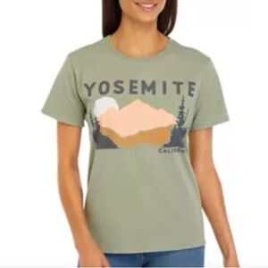 Zoe & Liv Yosemite soft cotton-blend graphic t-shirt Size: Large